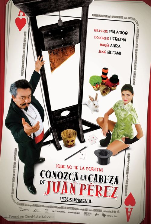 Conozca la cabeza de Juan P&eacute;rez - Mexican Movie Poster