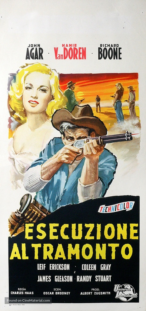 Star in the Dust - Italian Movie Poster