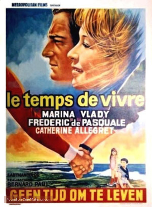 Le temps de vivre - Belgian Movie Poster