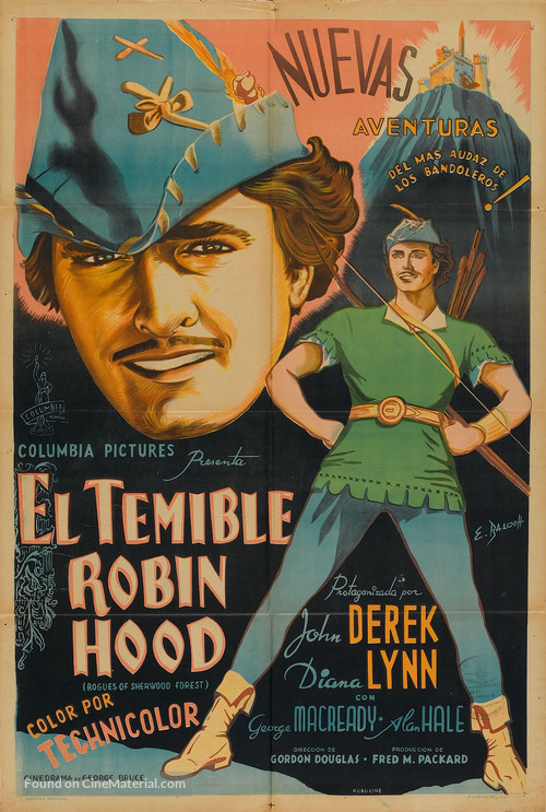 Rogues of Sherwood Forest - Argentinian Movie Poster