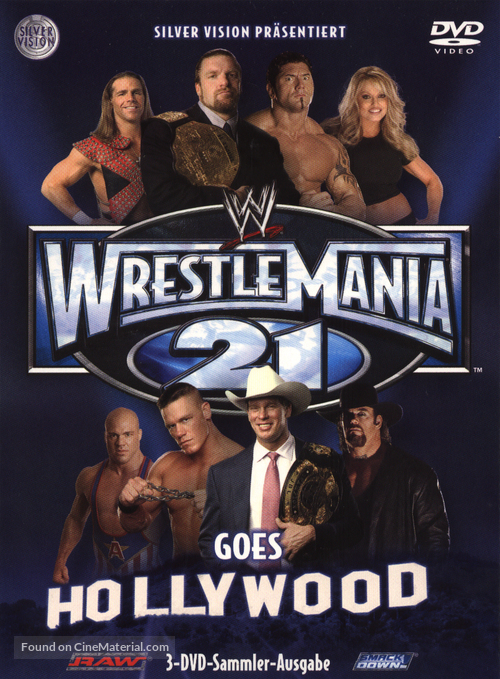 WrestleMania 21 - DVD movie cover