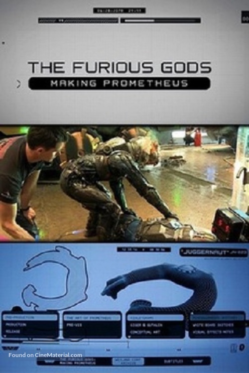 The Furious Gods: Making Prometheus - Movie Poster