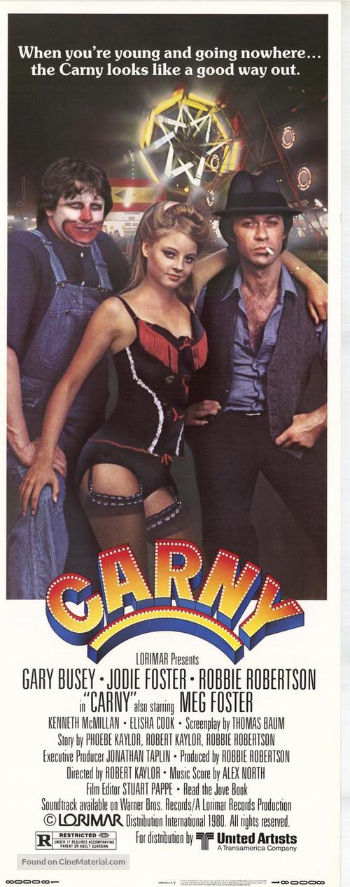 Carny - Theatrical movie poster