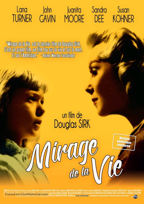 Imitation of Life - French Re-release movie poster