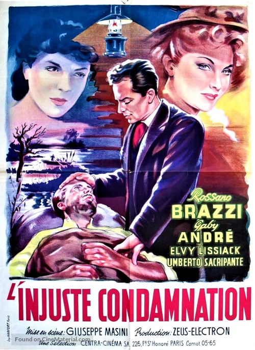 L&#039;ingiusta condanna - French Movie Poster