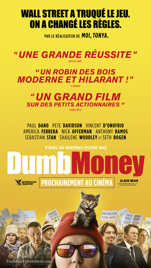 Dumb Money - French Movie Poster