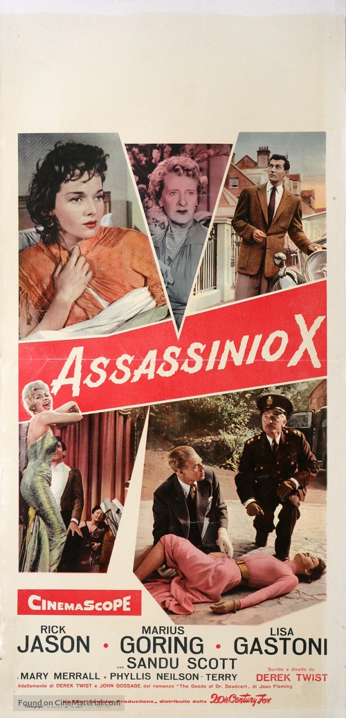 Rx for Murder - Italian Movie Poster