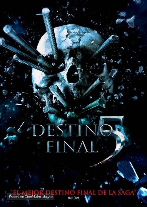 Final Destination 5 - Mexican DVD movie cover