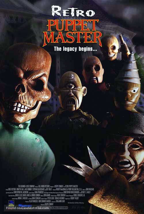 Retro Puppet Master - Movie Poster