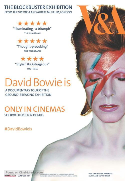 David Bowie Is Happening Now - British Movie Poster