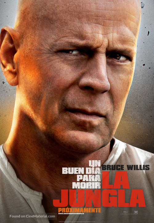 A Good Day to Die Hard - Spanish Movie Poster