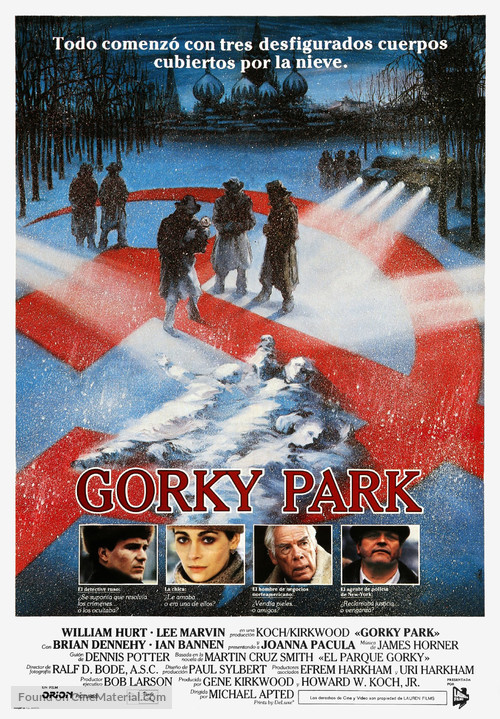 Gorky Park - Spanish Movie Poster