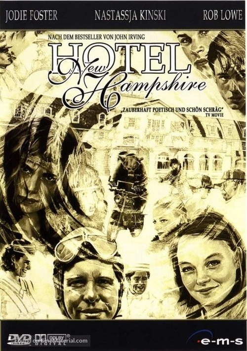 The Hotel New Hampshire - German DVD movie cover