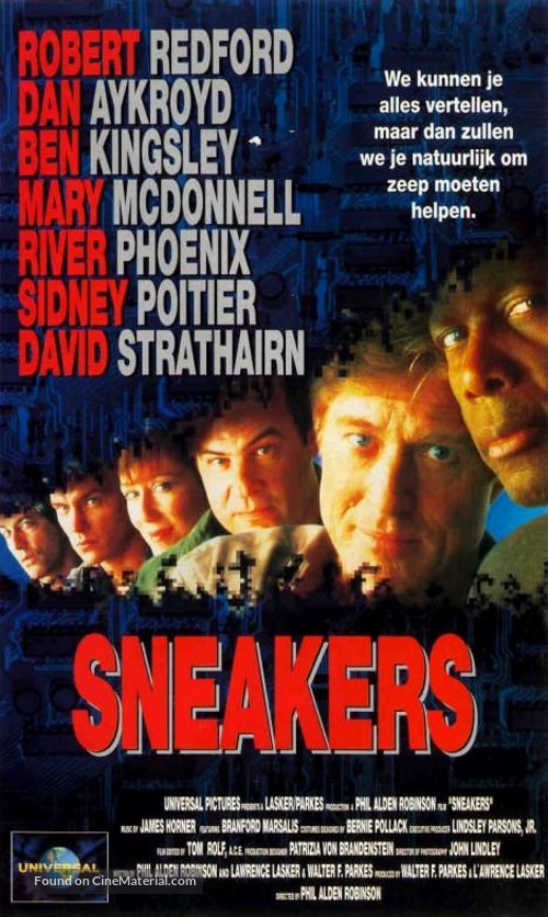 Sneakers - Dutch VHS movie cover