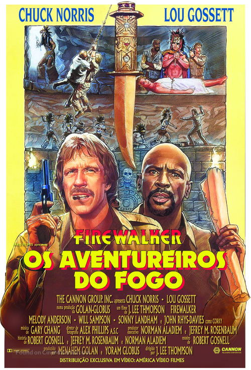 Firewalker - Brazilian Movie Poster
