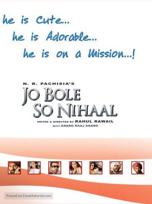 Jo Bole So Nihaal - Indian poster