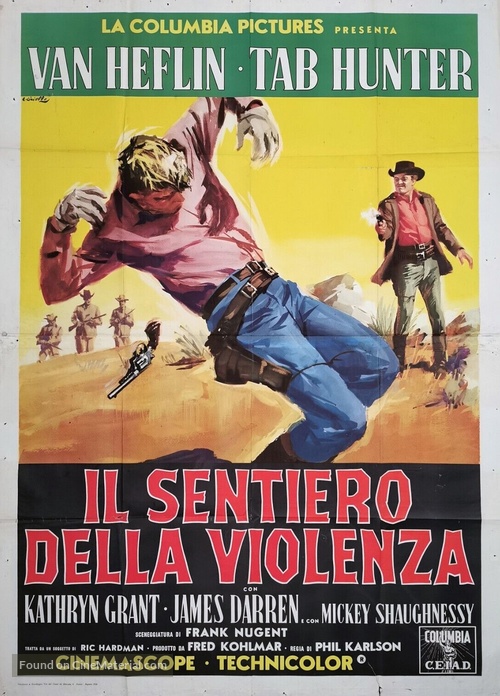Gunman&#039;s Walk - Italian Movie Poster