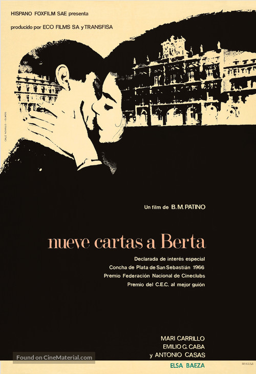 Nueve cartas a Berta - Spanish Movie Poster