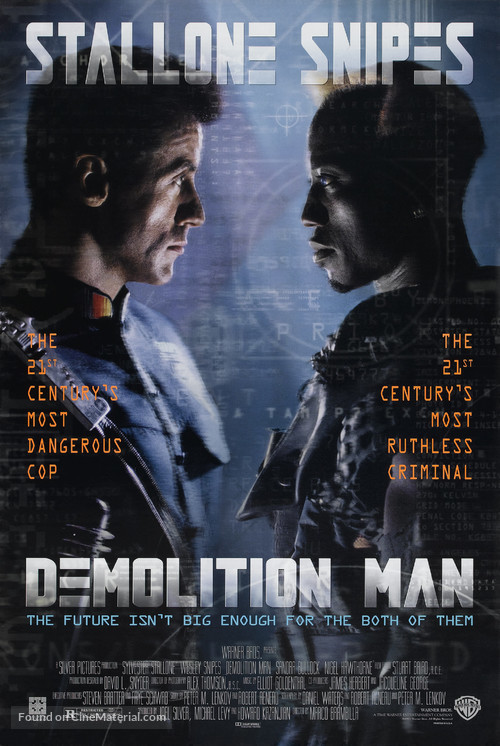 Demolition Man - Movie Poster