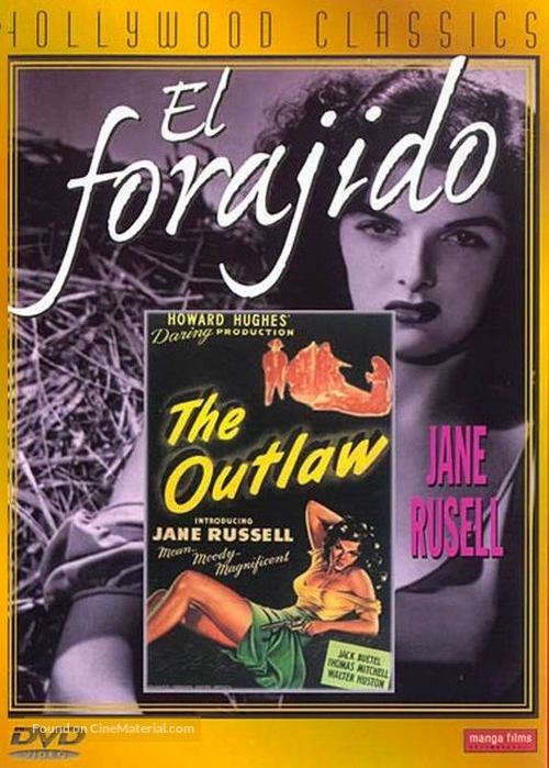 The Outlaw - Spanish DVD movie cover