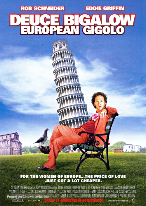 Deuce Bigalow: European Gigolo - Dutch Movie Poster