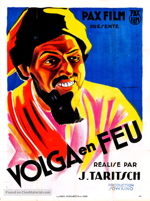 Kapitanskaya dochka - French Movie Poster