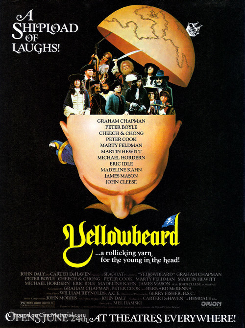 Yellowbeard - Advance movie poster