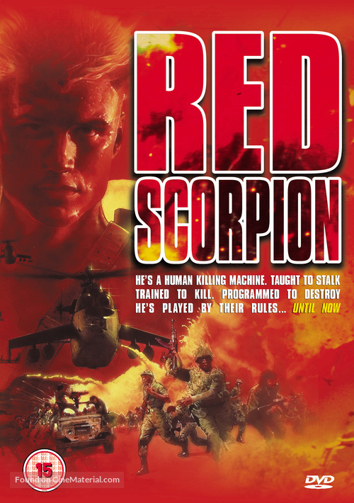Red Scorpion - British DVD movie cover