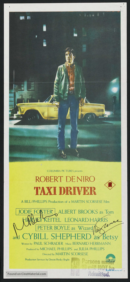 Taxi Driver - Australian Theatrical movie poster
