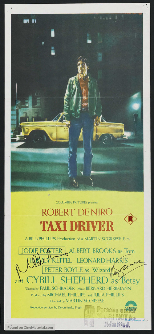 Taxi Driver - Australian Theatrical movie poster