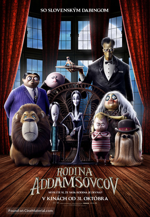 The Addams Family - Slovak Movie Poster