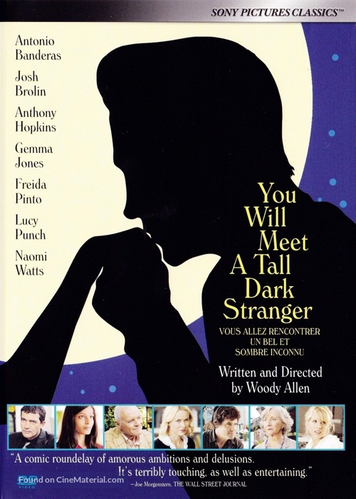 You Will Meet a Tall Dark Stranger - Canadian DVD movie cover