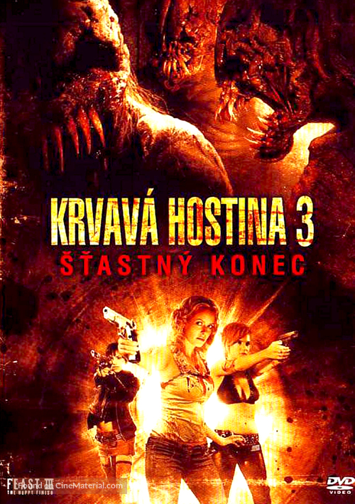 Feast 3: The Happy Finish - Czech DVD movie cover