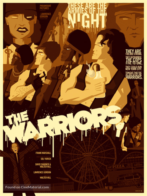 The Warriors - Homage movie poster