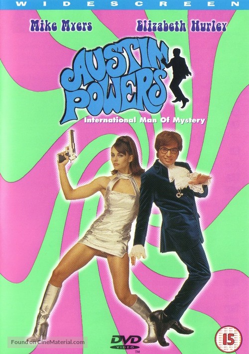 Austin Powers: International Man of Mystery - British DVD movie cover