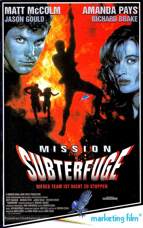 Subterfuge - German VHS movie cover