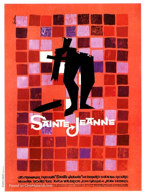 Saint Joan - French Movie Poster