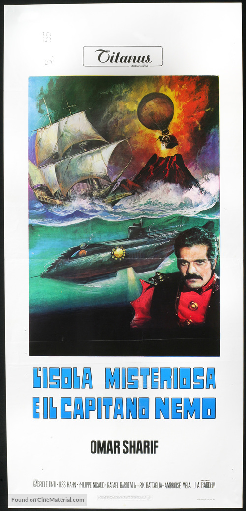 Isla misteriosa y el capit&aacute;n Nemo, La - Italian Movie Poster