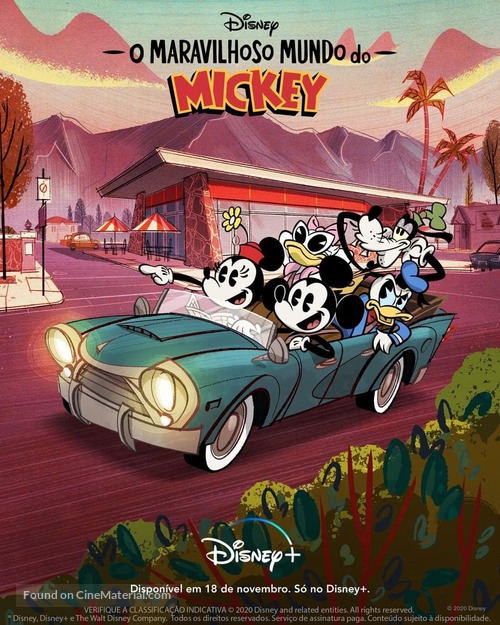 &quot;The Wonderful World of Mickey Mouse&quot; - Portuguese Movie Poster