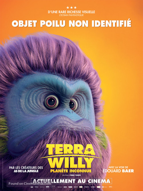 Terra Willy: La plan&egrave;te inconnue - French Movie Poster