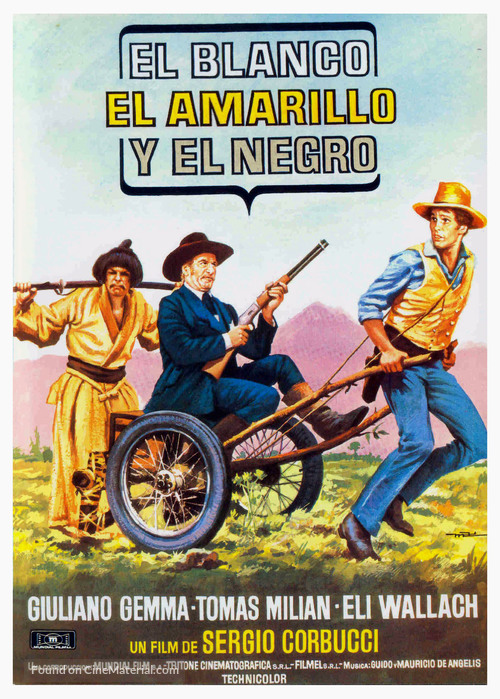 Il bianco, il giallo, il nero - Spanish Movie Poster