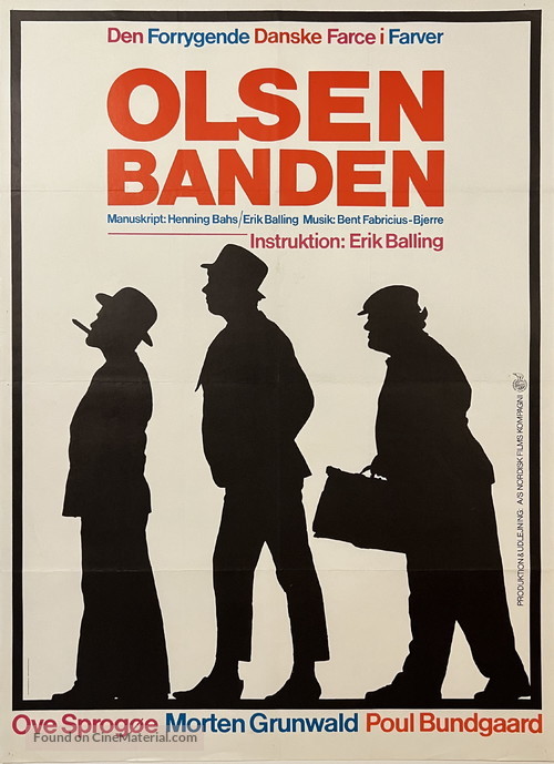 Olsen-banden - Danish Movie Poster