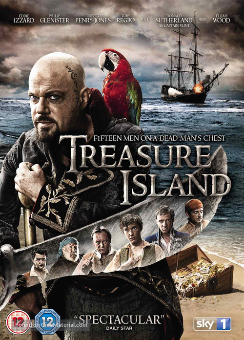 Treasure Island - British DVD movie cover