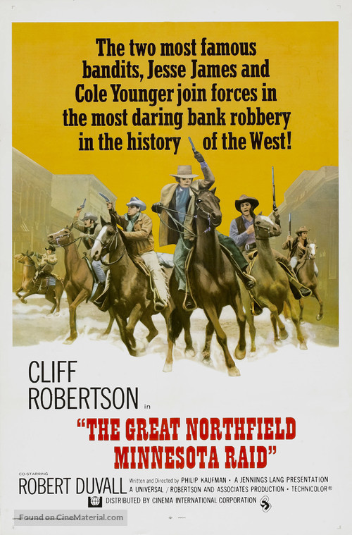 The Great Northfield Minnesota Raid - Movie Poster