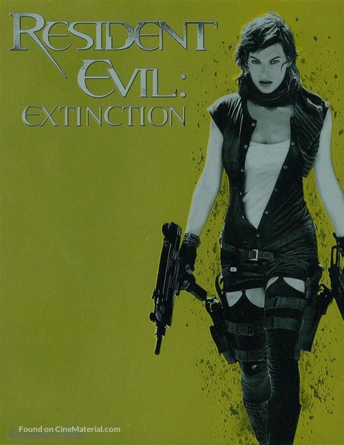 Resident Evil: Extinction - German Blu-Ray movie cover