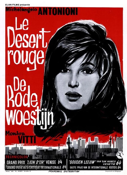 Il deserto rosso - Belgian Movie Poster