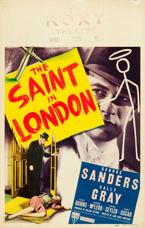The Saint in London - Movie Poster