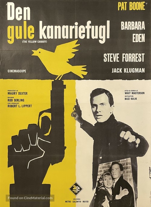 The Yellow Canary - Danish Movie Poster