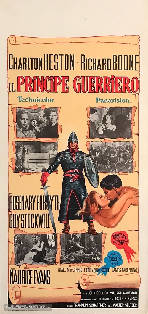 The War Lord - Italian Movie Poster