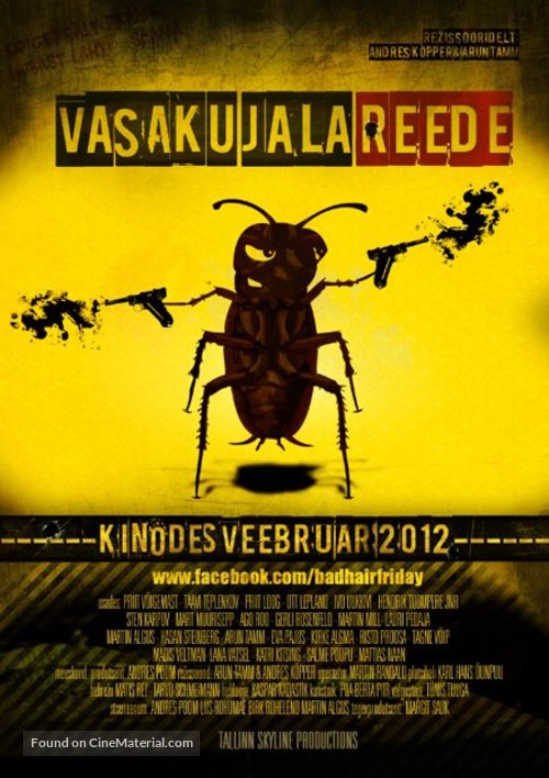 Vasaku jala reede - Estonian Movie Poster